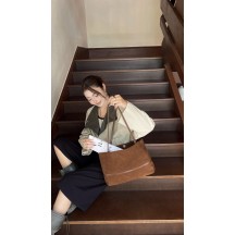 스웨이드숄더백
